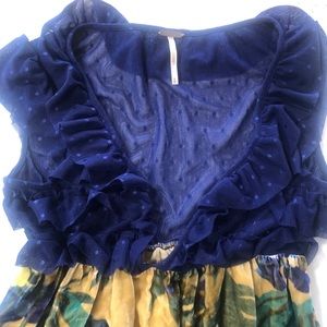 🚫TRADED Free People velvet babydoll dress